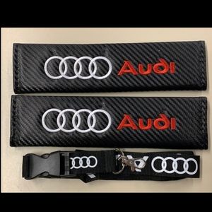Audi seatbelt covers for a more comfortable fit Wraps around your seatbelt and h